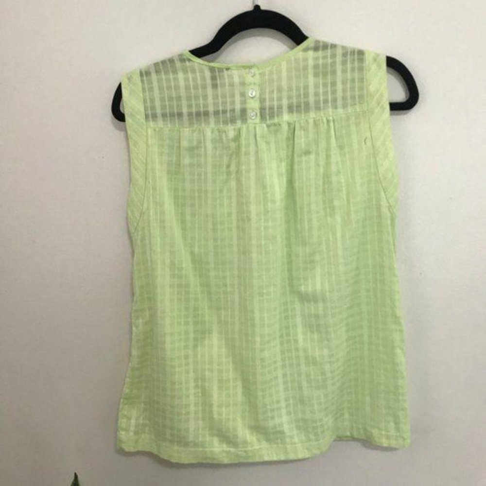 J. CREW embroidered windowpane top D6 - Picture 7 of 7